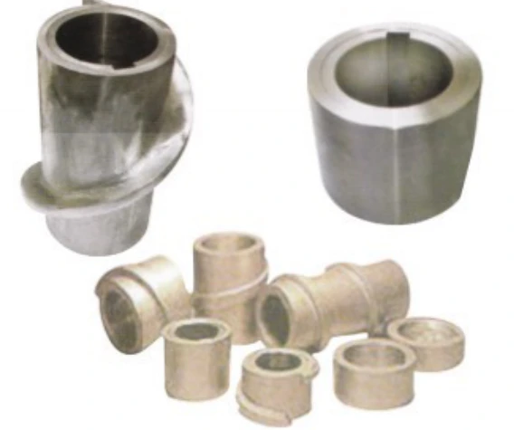 Carbon-steel worms & collars — catalogue component reference